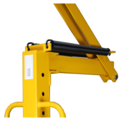 Self Balancing Pallet Hook for a Truck-Mounted Crane