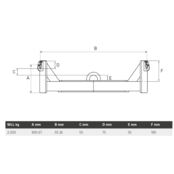 Super Sack Lifting Device 2000 Kg Big Bag  Lifting Equalizer