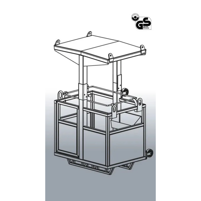 Access Safety Working Platform, Width 1025 mm, Length 1450 mm  for 2 Persons