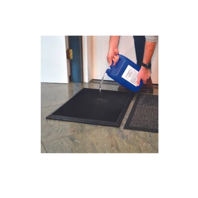 Hygiene & Safety Matting, Black, Disinfecting foot