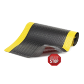 Cushion Trax®  Notrax Anti-Fatigue Mat Black/Yellow