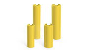 Pallet rack protection H600xW100-125mm Polyethylene Pallet rack protection H600xW100-125mm Polyethylene