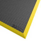 Diamond Flex Anti-Fatigue Workstation Mat  Black/Yellow