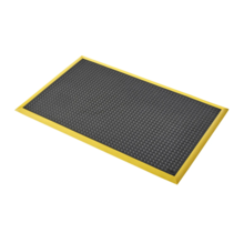 Diamond Flex Anti-fatigue Workstation Mat  Black/Yellow