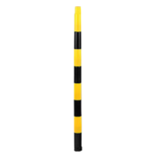 Chain posts made of polyethylene 6 Pieces 10m chain height 860 mm Ø40 mm Black/Yellow Chain posts made of polyethylene 6 Pieces 10m chain height 860 mm Ø40 mm Black/Yellow