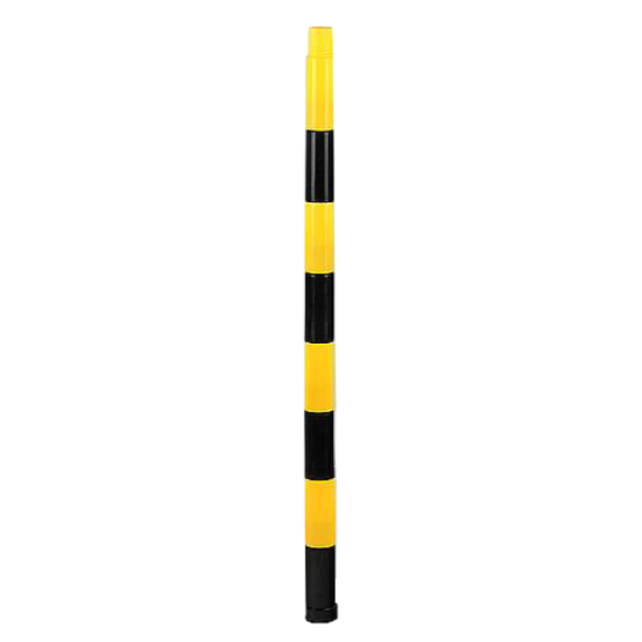 Chain posts made of polyethylene 6 Pieces 10m chain height 860 mm Ø40 mm Black/Yellow Chain posts made of polyethylene 6 Pieces 10m chain height 860 mm Ø40 mm Black/Yellow