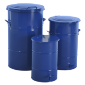 115 L Industrial  Waste Bin- 490 x 490 x 805 mm- Black 115 L Industrial  Waste Bin- 490 x 490 x 805 mm- Black