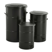 115 L Industrial  Waste Bin- 490 x 490 x 805 mm- Black 115 L Industrial  Waste Bin- 490 x 490 x 805 mm- Black
