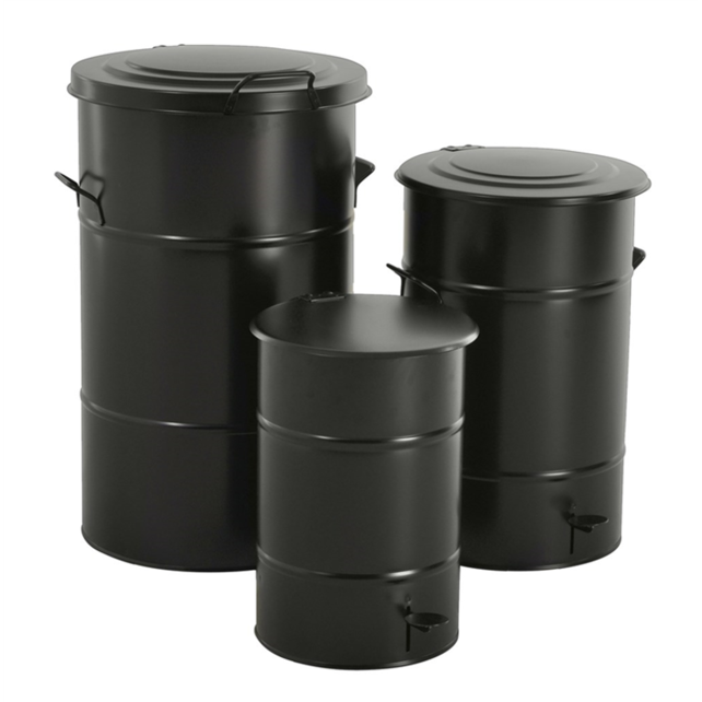 115 L Industrial  Waste Bin- 490 x 490 x 805 mm- Black 115 L Industrial  Waste Bin- 490 x 490 x 805 mm- Black