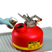 Liquid  Disposal Safety , Flammable  & Corrosive Waste Can