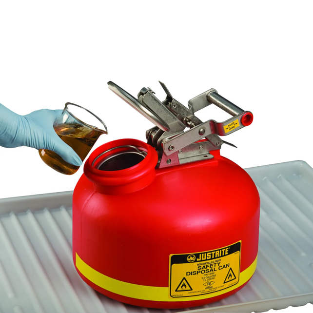 Liquid  Disposal Safety , Flammable  & Corrosive Waste Can