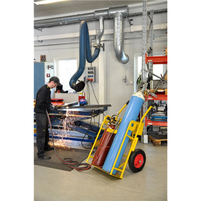 Steel Bottle Truck  for 2 Gas Cylinder