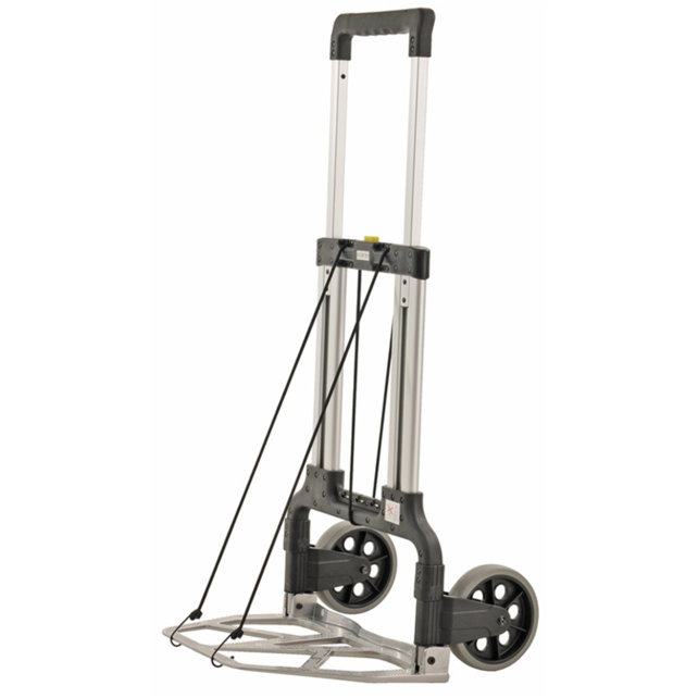 Luggage Trolley Foldable Grey / Black