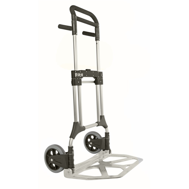 Luggage Trolley- Foldable -Grey / Black