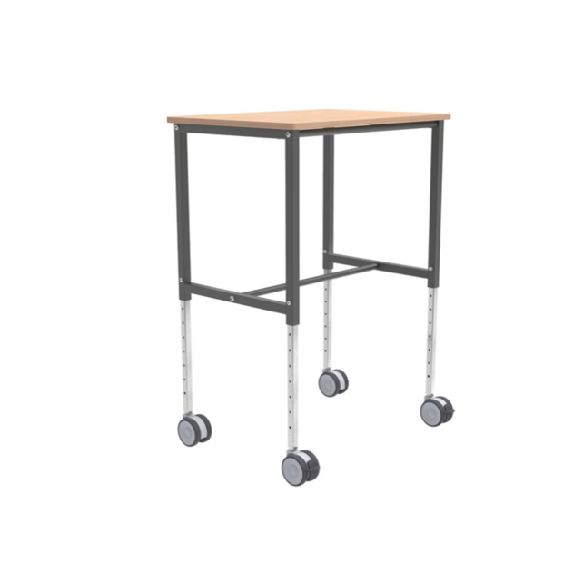 Ergonomic Table On wheels with Brakes, Adjustable Height (720-1100 mm)