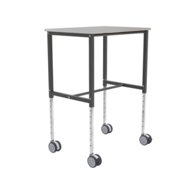 Ergonomic Table On wheels with Brakes, Adjustable Height (720-1100 mm)