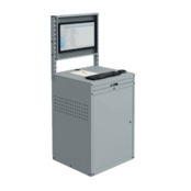 Computer cabinet Modulinfo steel IT post station mobile