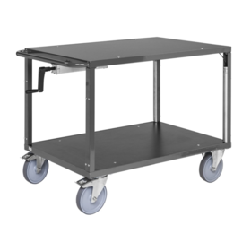 Table trolley 1000x700x845 mm Height Adjustable with Crank Leveler
