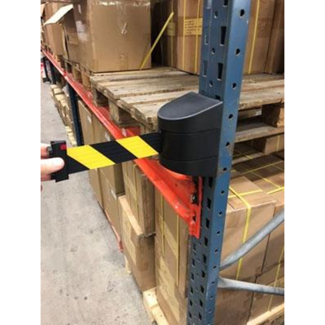 Magnetic Retractable Barrier With Magnetic End Belt