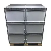 Eurobox 60x40x42 cm open handle plastic container