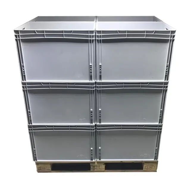 Eurobox 60x40x42 cm open handle plastic container