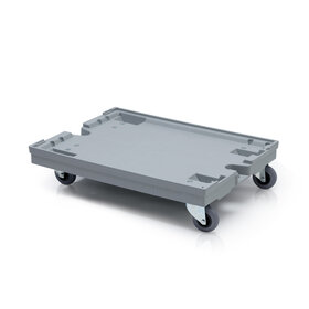 Euro Container Transport dolly trolley 80x60cm - 4 steering wheels