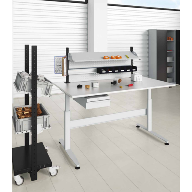 Ergonomic Worktable with Electrical Height Adjustable 140 kg Workbench