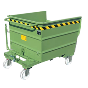 Chip Container 1600L Tipper Container LT-model for forklift