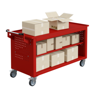 Handling Trolley, Length Up to 1500 mm - Movit Industrial  Workshop Cart