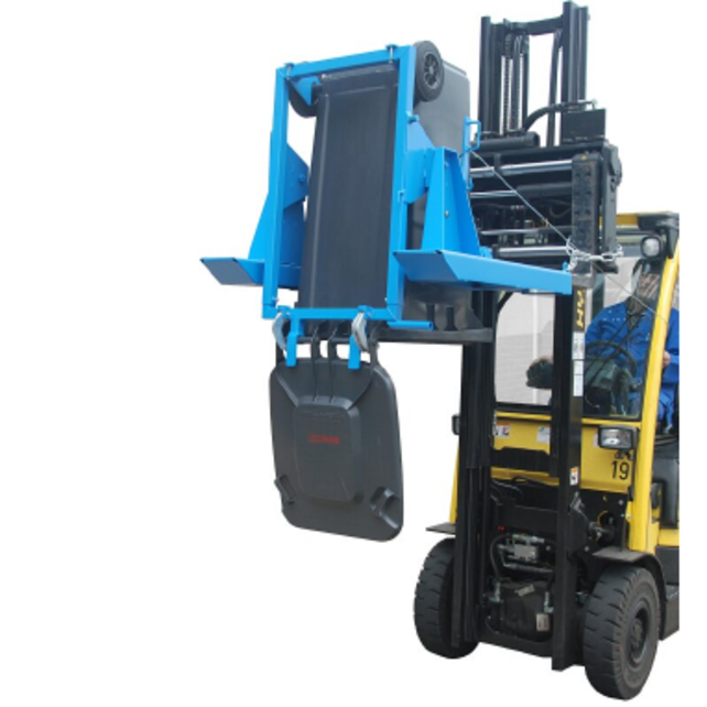240L Plastic waste container tipper for forklift