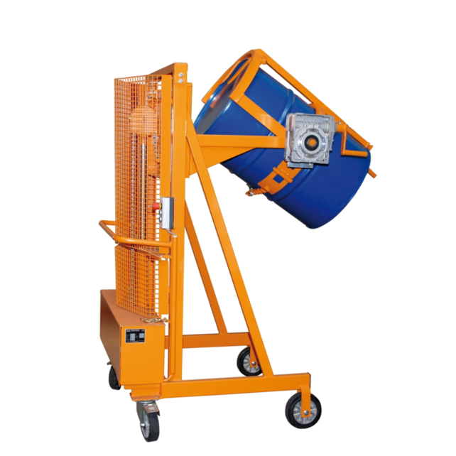 Electro-Hydraulic Drum Lift and Turn -110-220 Liter  350Kg