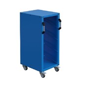 Roll container trolley for plastic crates Rollbox series  2 columns
