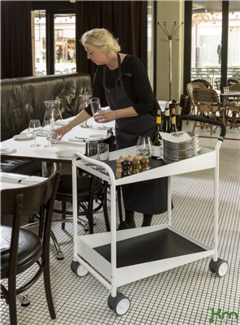 Service Cart TROLLEY -White