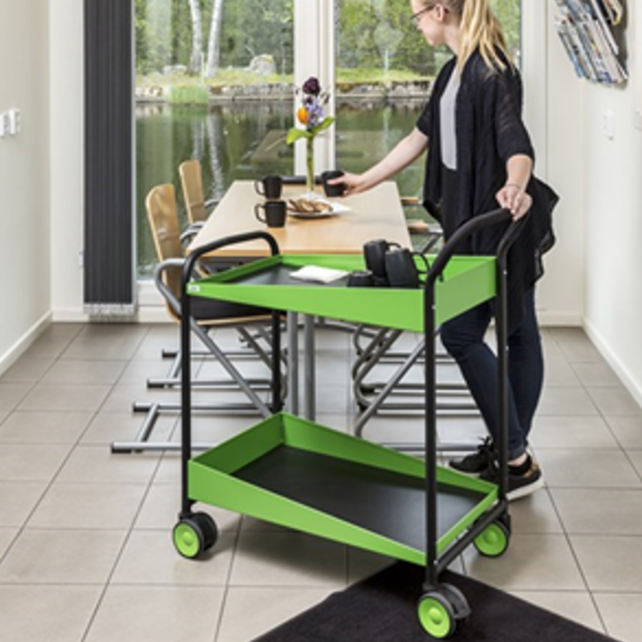 Service Cart TROLLEY- Black