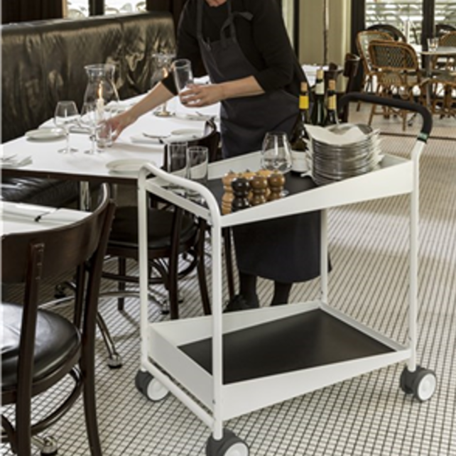 Service Cart TROLLEY- Black