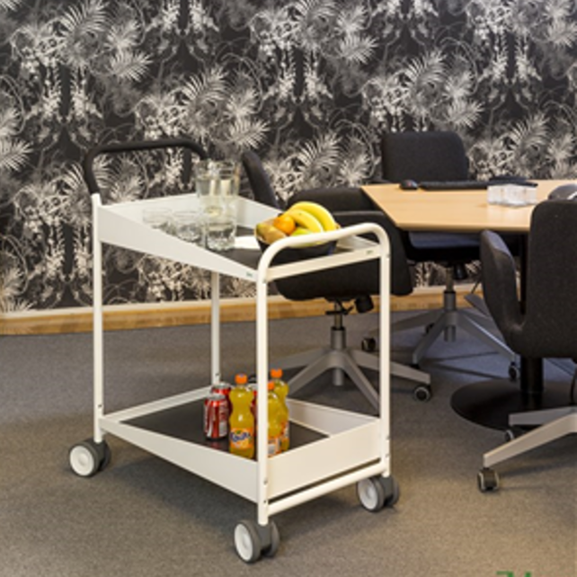 Service Cart TROLLEY- Black