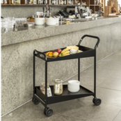 Service Cart TROLLEY- Black