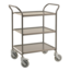 SalesBridges Service Trolley -With 3 Removable Trays- Anthracite Grey