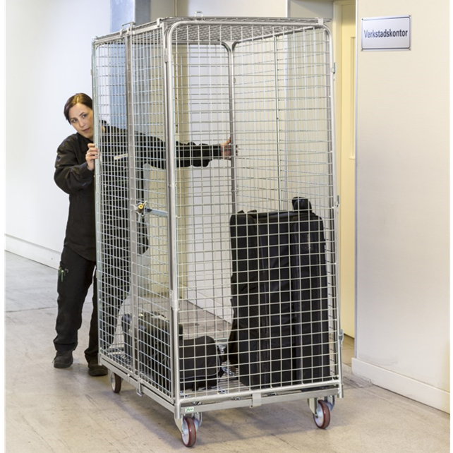 Large Anti Theft Roll Container1200x800x1870 Security Container