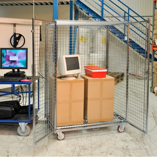 Large Anti Theft Roll Container1200x800x1870 Security Container