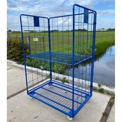 Maxi Steel Roll Container with 3 sides Electro Zinc demountable (H) 1800 mm(70.92inch) Maxi Steel Roll Container with 3 sides Electro Zinc demountable (H) 1800 mm(70.92inch)