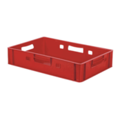 E1 Meat Crate 600 x 400 x 125 mm Closed - Capacity  25 L