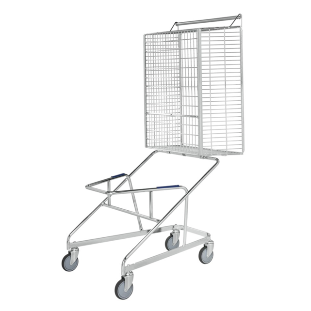 Large Shop Trolley Zinc finishing L 1070 x W 680 x H 1050 mm Nestable 300kg