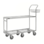 salesbridges Large Shopping Cart Warehouse Trolley 132x43x112cm 400Kg