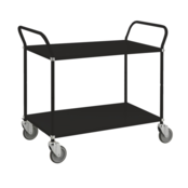 Black Trolley 108 cm x 48 cm - 2 Levels