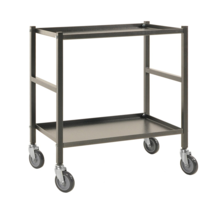 Anthracite Grey Table TOP Trolley- 2 Shelves