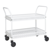White Trolley, 1130 x 550 x940 mm, With Side Rail