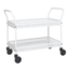 salesbridges White Trolley, 1130 x 550 x940 mm, With Side Rail