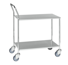 Electro galvanised / Stainless Service Trolley  - 840 x 430 x 960