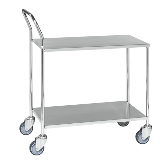 Electro galvanised / Stainless Service Trolley  - 840 x 430 x 960